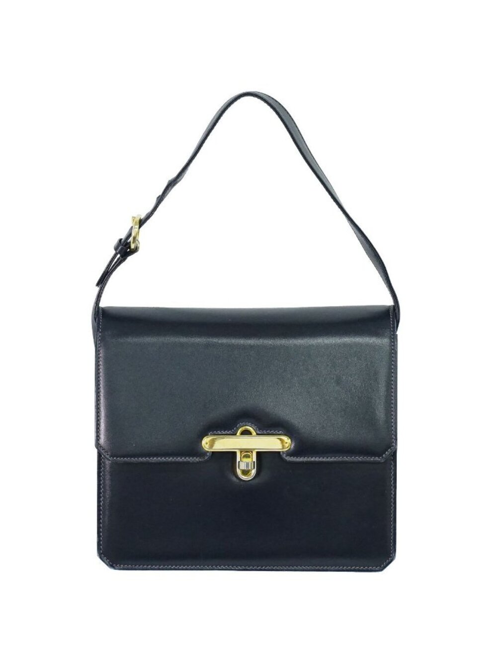 Gucci Leather Shoulder Bag Black